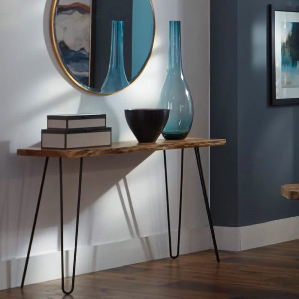 51 Console Tables That Take A Creative, Height Mirror Above Console Table