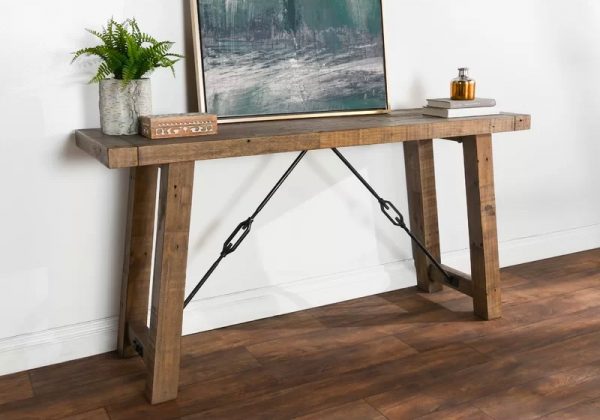 51 Console Tables That Take A Creative, Barn Wood Sofa Table