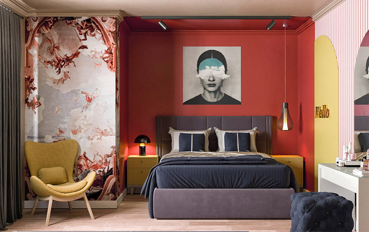 20 Red Bedrooms With Tips And Accessories To Help You Design Yours