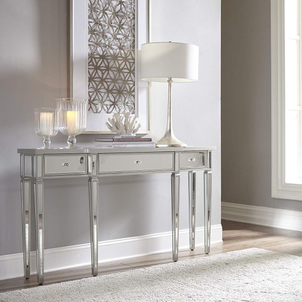 51 Console Tables That Take A Creative, Fancy Console Table With Mirror Set