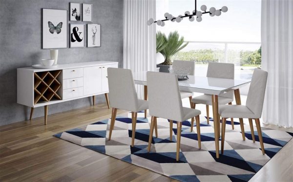 51 Glass Dining Tables That Create An, Glass Dining Room Sets For 6