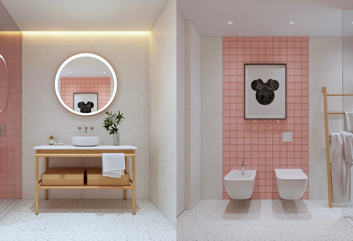 51 Pink Bathrooms With Tips Photos And Accessories To Help You Decorate Yours