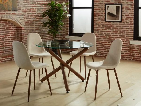 51 Glass Dining Tables That Create An, Small Round Glass Dining Table Set For 4