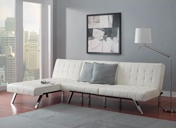 Inexpensive White Faux Leather, White Faux Leather Sleeper Sofa