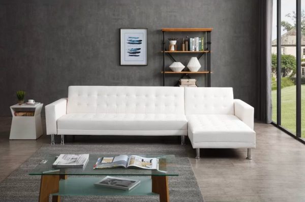 51 Sectional Sleeper Sofas To Maximize, White Leather Sofa Bed Sectional