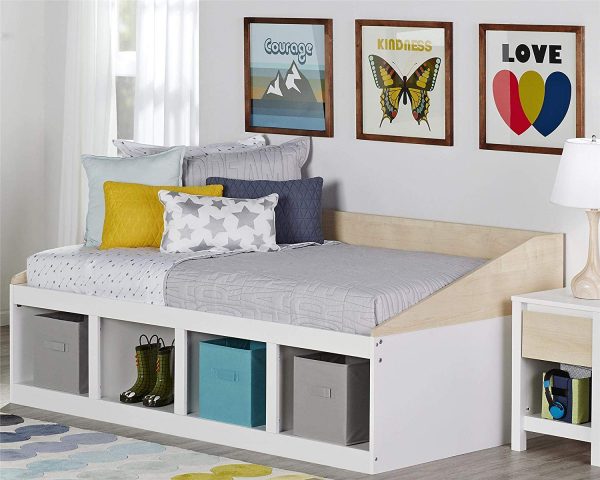 51 Daybeds That Bring Style To, Daybed With Shelves And Storage