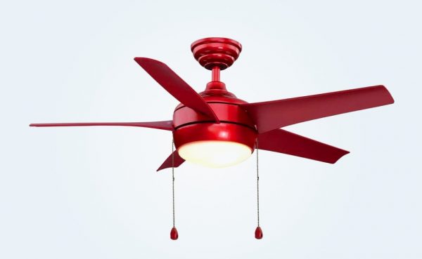 51 Ceiling Fans With Lights That Will, Bent Blade Ceiling Fans