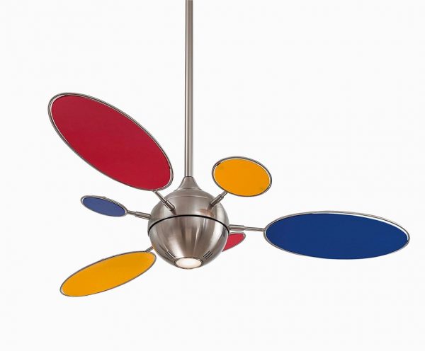 51 Ceiling Fans With Lights That Will, Colorful Ceiling Fan