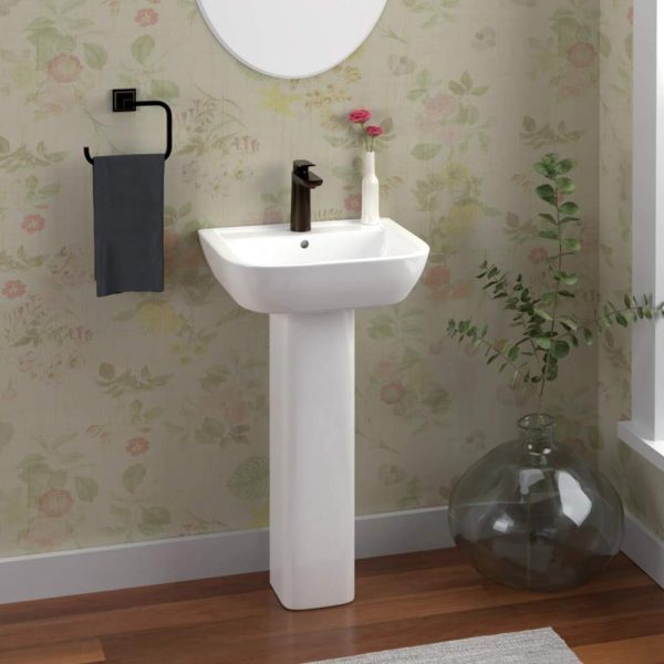 54 Pedestal Sinks To Streamline Your, What Is The Smallest Bathroom Sink Available