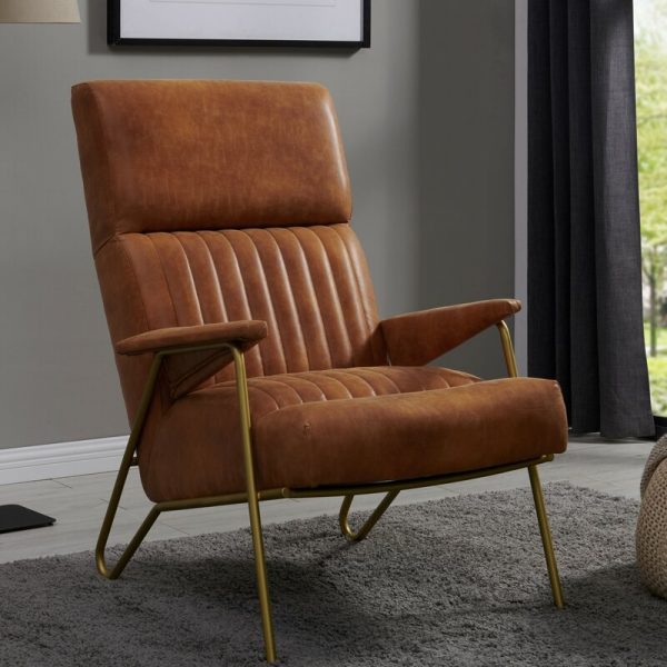 51 Leather Faux Chairs That, Vintage Metal And Leather Chairs