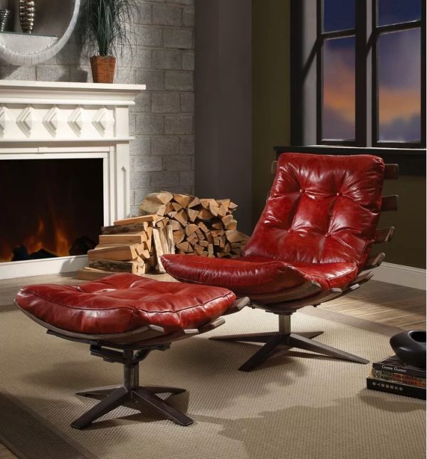 51 Leather Faux Chairs That, Modern Leather Lounge Chair And Ottoman Bed Frame