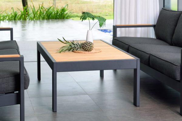 51 Outdoor Coffee Tables To Center Your, Wood And Metal Patio Table