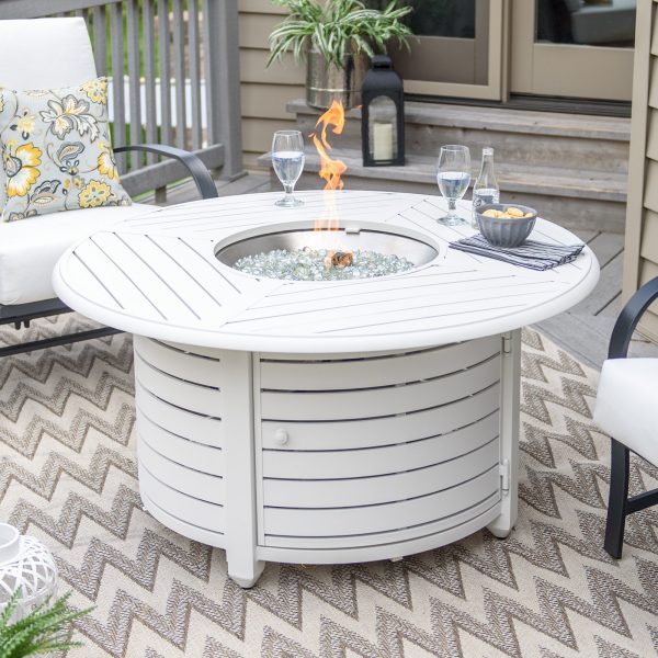 51 Outdoor Coffee Tables To Center Your, Round Outdoor Coffee Table With Storage