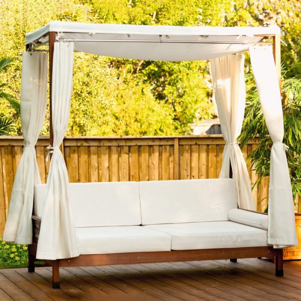 51 Outdoor Daybeds For Indulgent, Outdoor Canopy Bed Swing