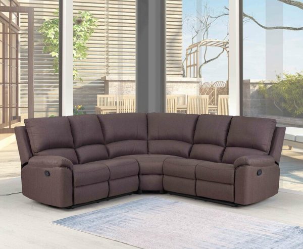 51 Curved Sofas That Make Lounging Look, Curved Leather Reclining Sectional Sofa