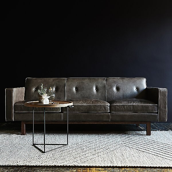 51 Leather Sofas To Add Effortless, Shabby Chic Brown Leather Sofa Set