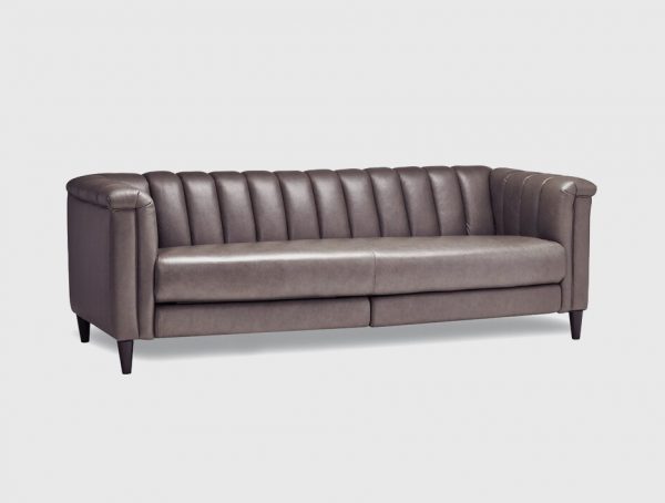 51 Leather Sofas To Add Effortless, White Leather Tufted Sofa