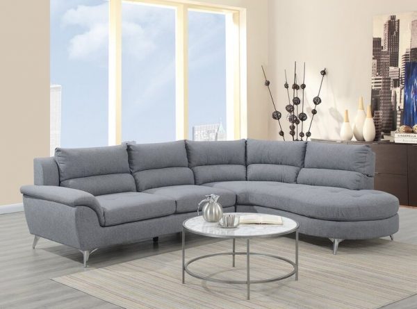 51 Curved Sofas That Make Lounging Look, Faux Leather Curved Sectional Sofa Sets