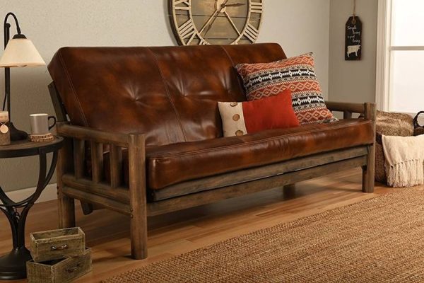 51 Leather Sofas To Add Effortless, Leather And Wood Furniture