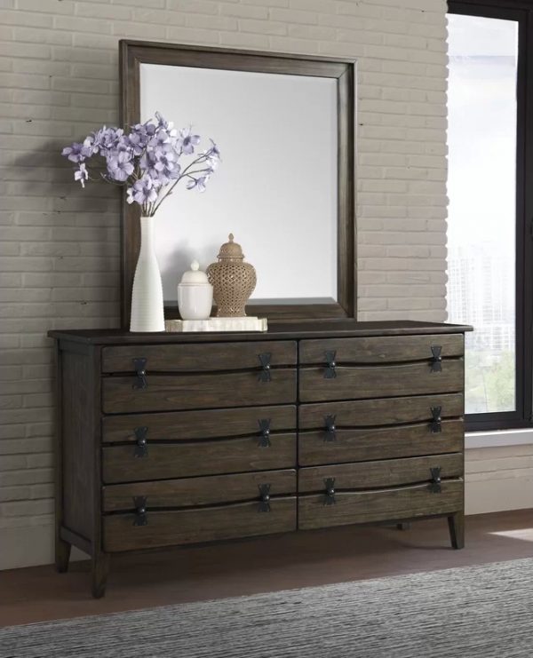 51 Dressers That Strike The Perfect Mix, Black Double Dresser With Mirror