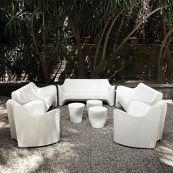 Tokyo Pop Sofa Outdoor White Curved, Curved Couch Sofa Outdoor
