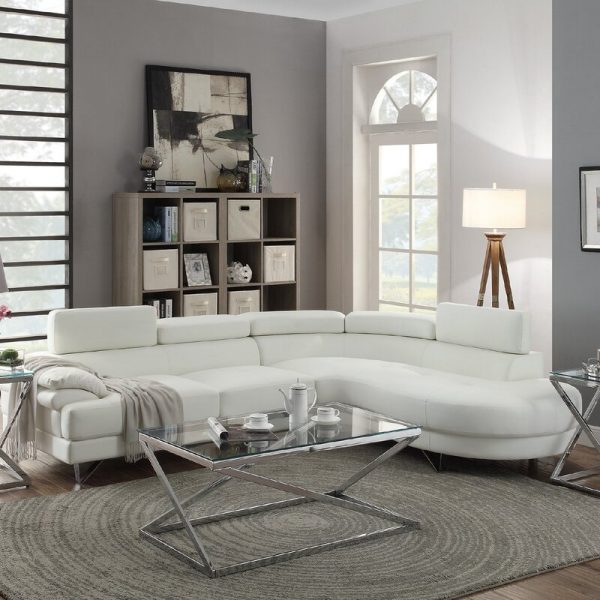 51 Curved Sofas That Make Lounging Look, Semi Circle White Leather Sofa