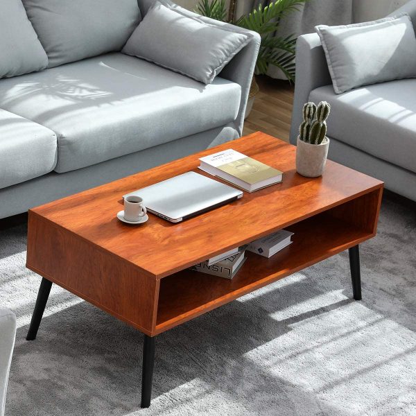 51 Wood Coffee Tables To Create A Cozy, Modern Low Level Coffee Table