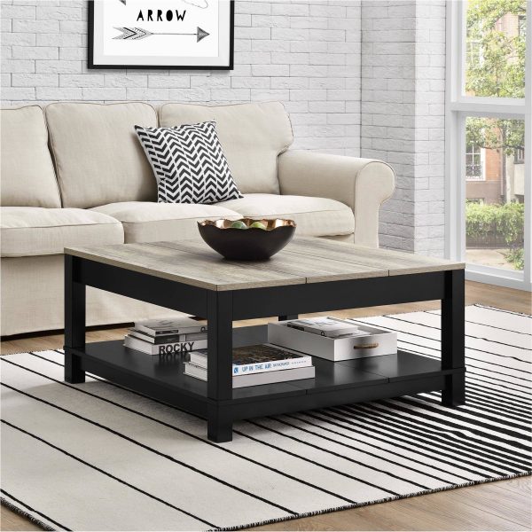 51 Wood Coffee Tables To Create A Cozy, Little Square Coffee Table