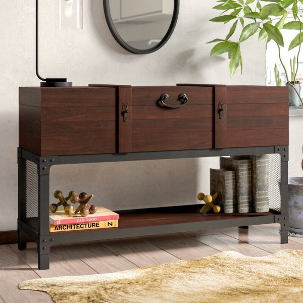 51 Sofa Tables To Add Designer Style, Low Sofa Table With Storage