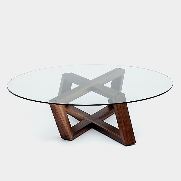 51 Wood Coffee Tables To Create A Cozy, Round Coffee Table Glass Top Wood Base
