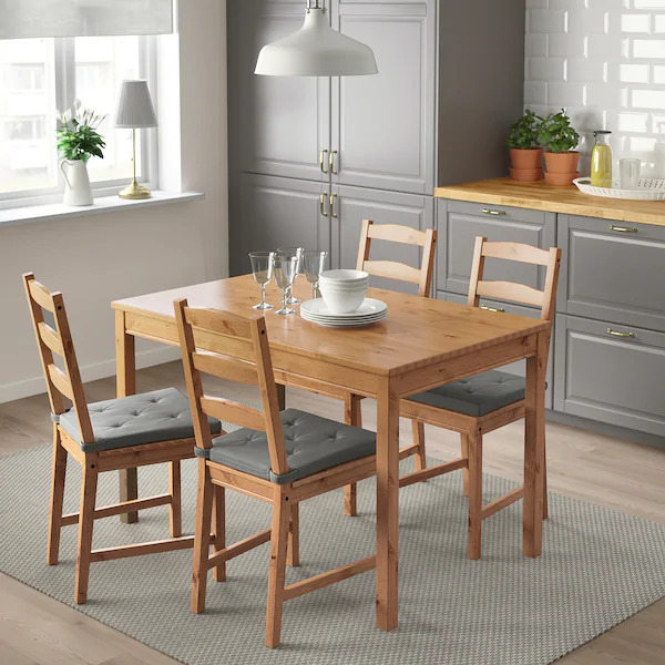 51 Small Dining Tables To Save Space, Small Wooden Kitchen Table And Chairs