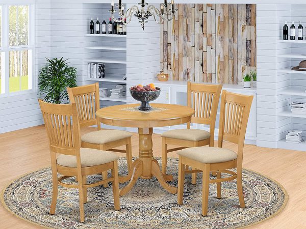 51 Pedestal Dining Tables That Offer, Round Oak Dining Table Seats 8