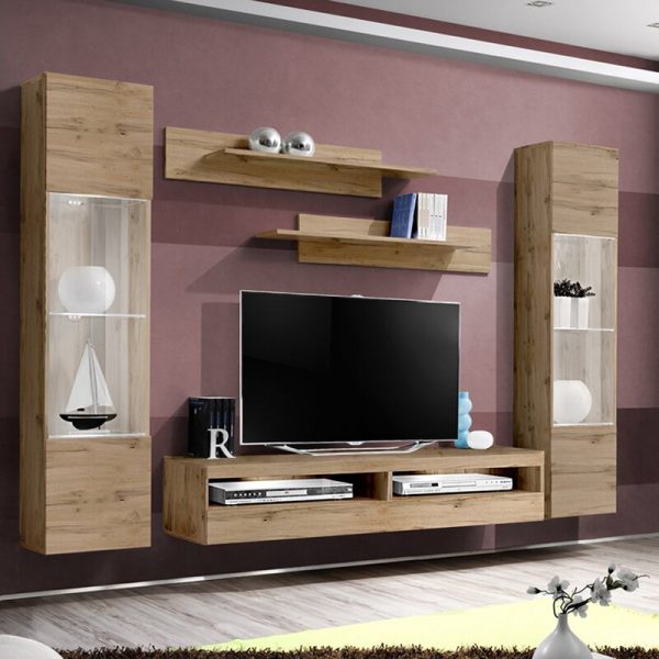 Details about   LENA LIVING ROOM SET DISPLAY CABINET TV UNIT GLASS LED COFFEE TABLE STORAGE 