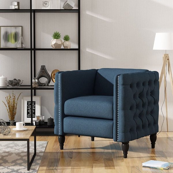 Armchairs That Add Effortless Comfort, Tufted Arm Chairs