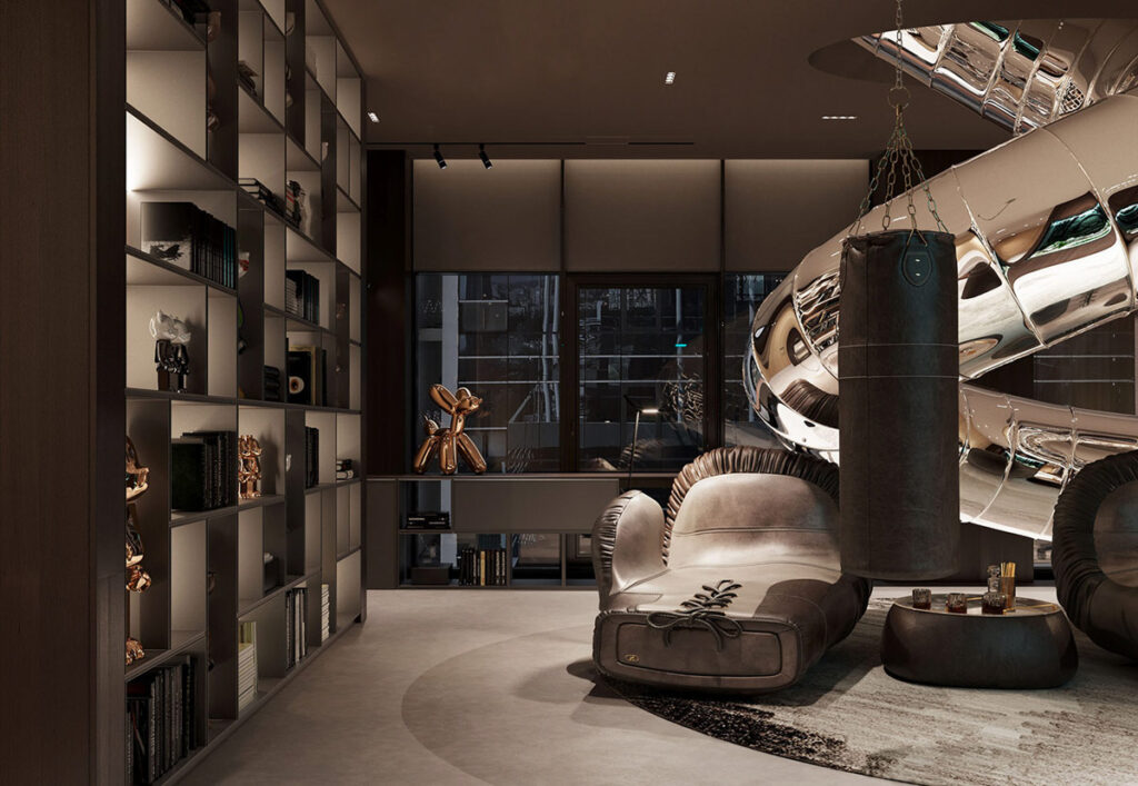Impressive Private Penthouse Interior In Russia