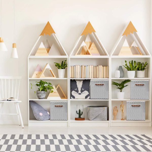 51 Storage Bins That Make Tidy Look Trendy, Cube Bookcase With Bins