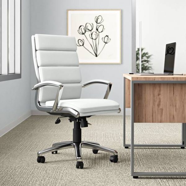 51 White Office Chairs To Brighten Your, White Office Computer Chairs