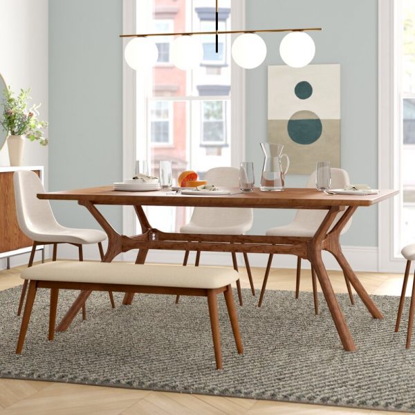 51 Mid Century Modern Dining Tables For, Mid Century Modern Dining Room Table With Leaflet