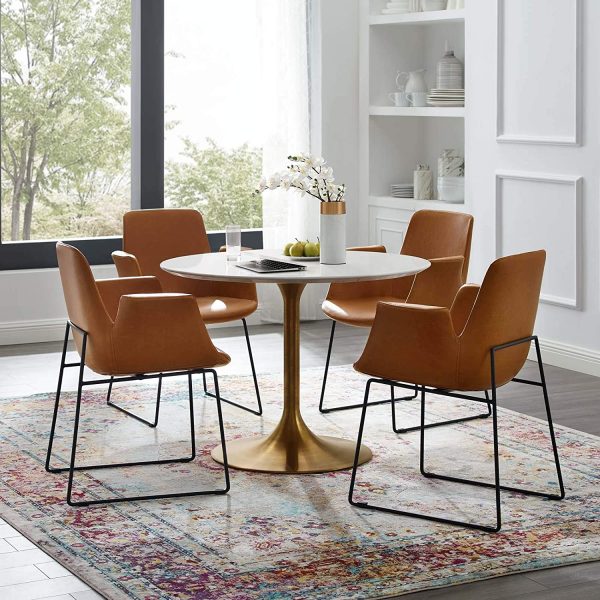 51 Mid Century Modern Dining Tables For, Mid Century Modern Round Dining Table Set For 6 Seaters
