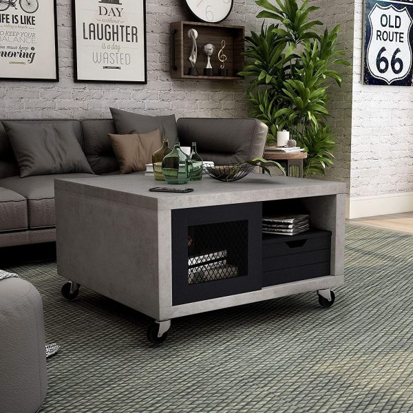 51 Small Coffee Tables To Fit Any, Small Coffee Table With Casters