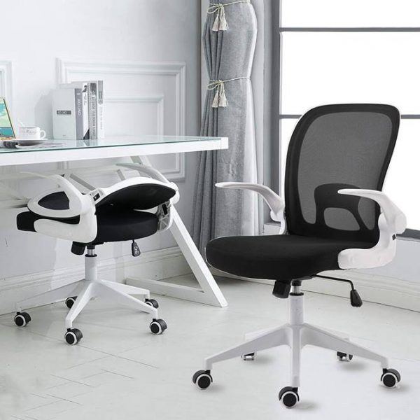 51 White Office Chairs To Brighten Your, White Computer Chair With Arms
