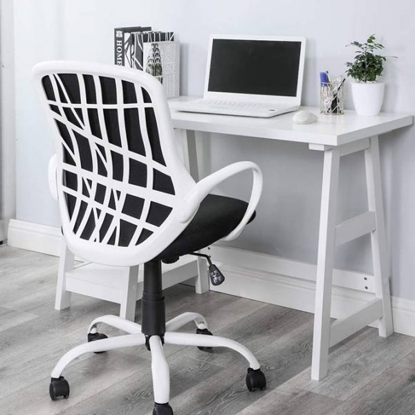 51 White Office Chairs To Brighten Your, White Office Table Chairs