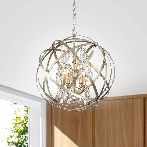 51 Crystal Chandeliers To Hypnotize, Ball Shaped Light Fixtures