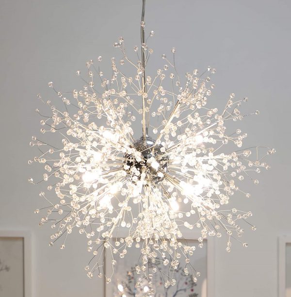 Saint Mossi Crystal Marie Theresa Chandelier Lighting 4 Arms/Lights Clear Glass Crystals 