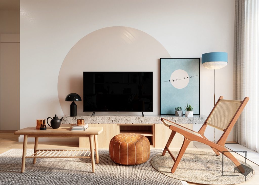 TV wall decor idea | Interior Design Ideas