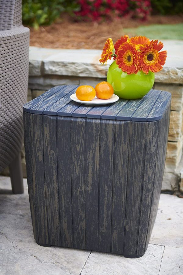 51 Outdoor Side Tables That Will Add, Outdoor Accent Tables With Storage