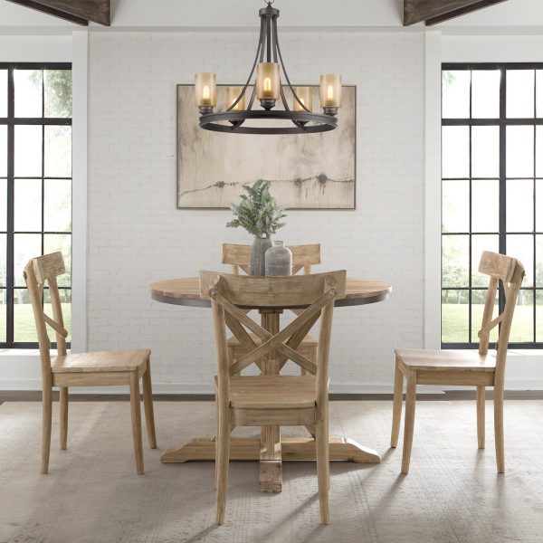 51 Farmhouse Dining Tables For, 42 Inch Square Dining Table Set