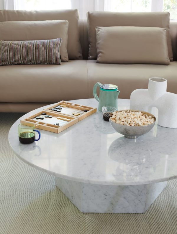 51 White Coffee Tables To Refresh Your, Used White Marble Coffee Table