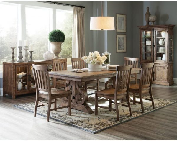 51 Farmhouse Dining Tables For, 96 Inch Dining Table With Leaf