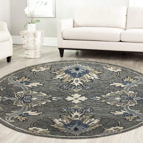 51 Round Rugs To Update Your Rooms For, 4 Feet Round Area Rugs